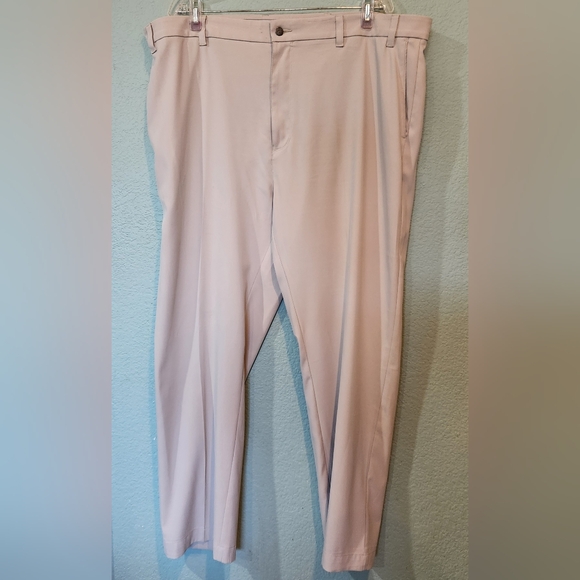 Callaway Pants Mens 44x30 Khaki Beige Straight Leg Performance Tech Golf Chino - Picture 1 of 8
